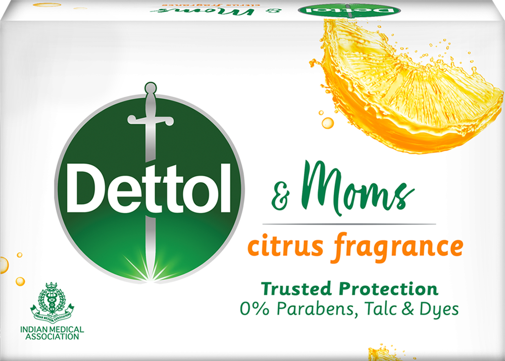 Dettol & Moms Citrus Bar Soap